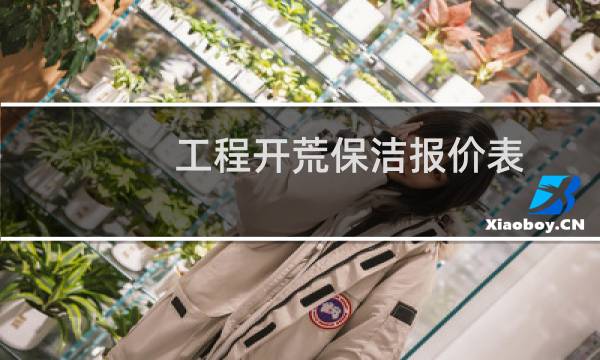 工程开荒保洁报价表 - 工程开荒保洁报价范本