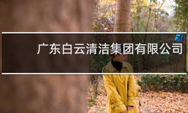 广东白云清洁集团有限公司 - 广州白云清洁集团公司怎么样
