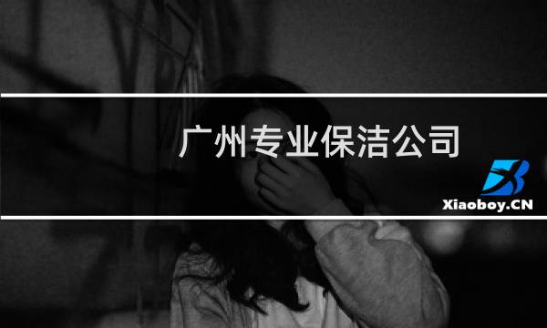广州专业保洁公司 - 广州比较好的保洁公司