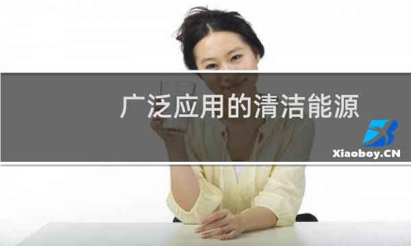 广泛应用的清洁能源 - 目前应用最广泛的清洁能源