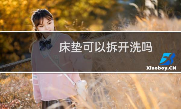 床垫可以拆开洗吗 - 床垫有拉链的能拆开洗么