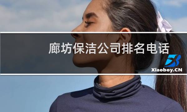 廊坊保洁公司排名电话 - 廊坊保洁公司