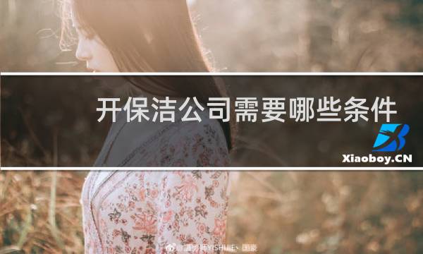 开保洁公司需要哪些条件 - 怎样开一家小型保洁公司