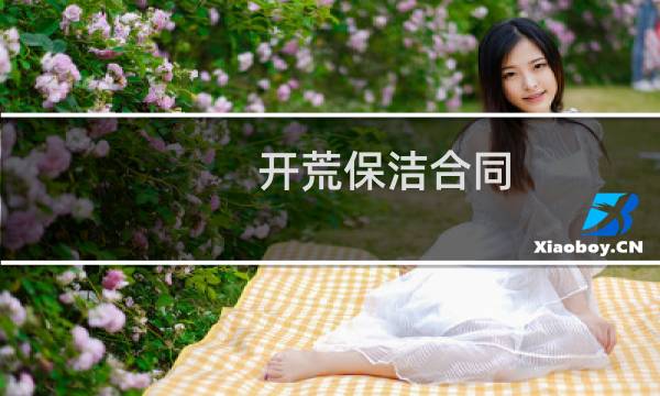 开荒保洁合同 - 家政开荒保洁合同