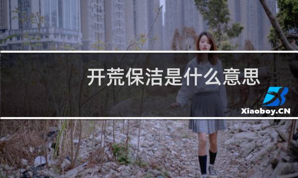 开荒保洁是什么意思 - 开荒保洁详情描述