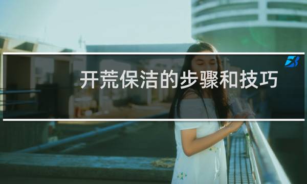 开荒保洁的步骤和技巧 - 新手怎么把开荒保洁做好
