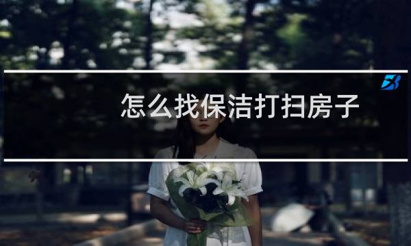 怎么找保洁打扫房子 - 网上怎么找上门保洁