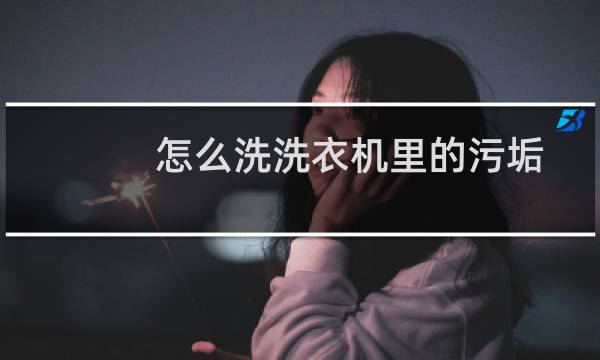 怎么洗洗衣机里的污垢 - 最简单的洗衣机清洗法