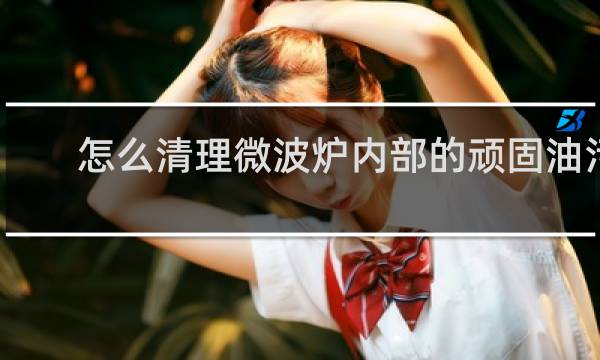 怎么清理微波炉内部的顽固油污 - 白醋小苏打清洗微波炉