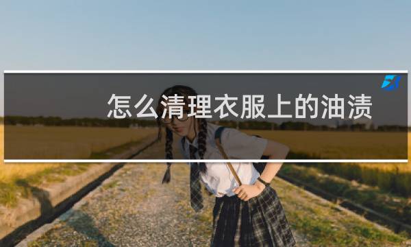怎么清理衣服上的油渍 - 怎么清理衣服上干了的油渍