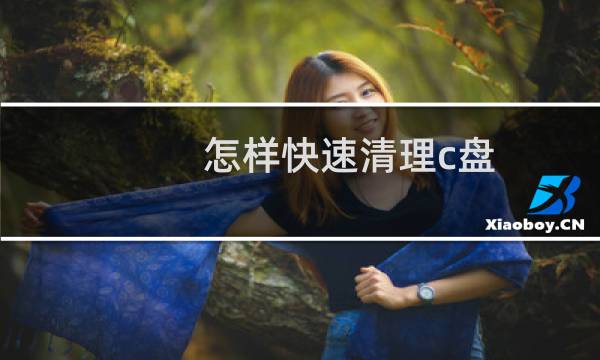 怎样快速清理c盘 - 怎么清理C盘