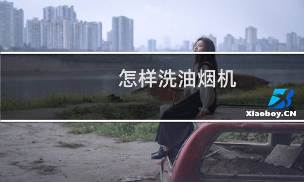 怎样洗油烟机 - 自清洗油烟机