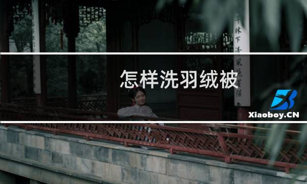 怎样洗羽绒被 - 羽绒被十几年不洗