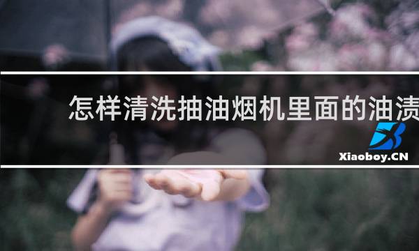 怎样清洗抽油烟机里面的油渍 - 各种油烟机的拆洗图解