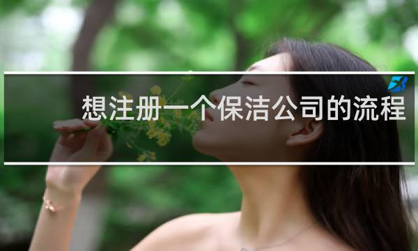 想注册一个保洁公司的流程 - 注册保洁公司怎么注册