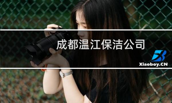 成都温江保洁公司 - 温江保洁劳务