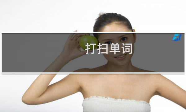打扫单词 - 打扫的英语怎么说读