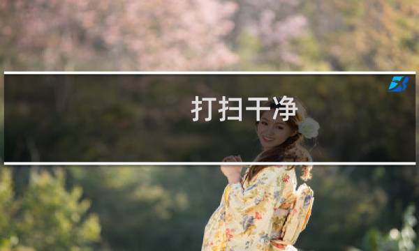 打扫干净 - 打扫干净屋子再请客