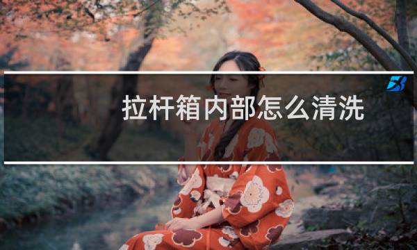 拉杆箱内部怎么清洗 - 拉杆箱可以直接水洗吗