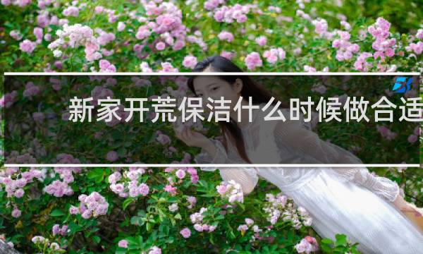 新家开荒保洁什么时候做合适 - 装修后什么时间开荒保洁