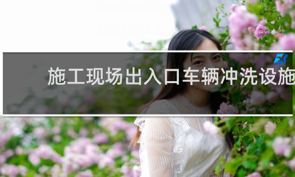施工现场出入口车辆冲洗设施 - 建筑工地洗车池依据规范