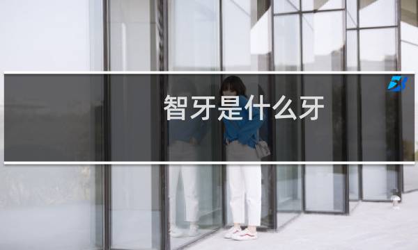 智牙是什么牙 - 智齿又叫啥牙