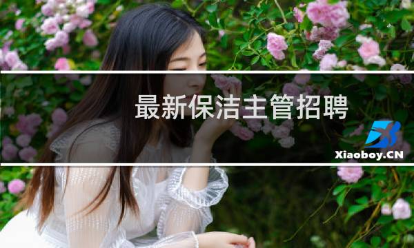 最新保洁主管招聘 - 最新保洁主管招聘信息