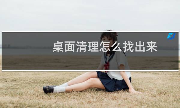 桌面清理怎么找出来 - 手机桌面清理怎么找出来