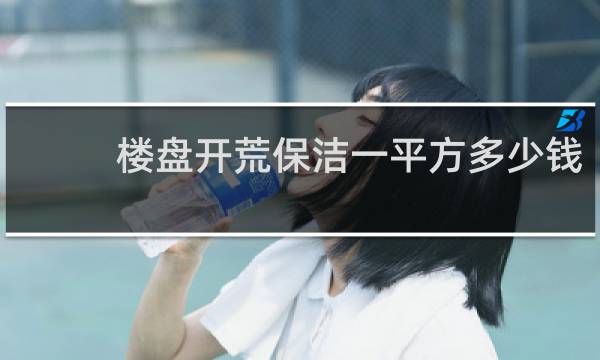 楼盘开荒保洁一平方多少钱 - 楼盘开荒保洁利润高吗