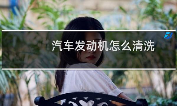 汽车发动机怎么清洗 - 汽车发动机外面怎么清洗