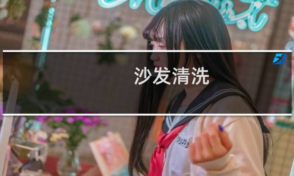 沙发清洗 - 不可拆卸布艺沙发清洗