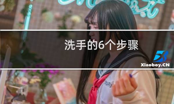 洗手的6个步骤 - 6步洗手法的步骤口诀