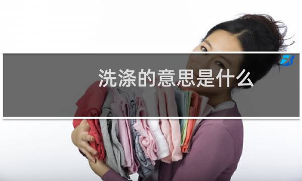 洗涤的意思是什么 - 洗涤说明的意思