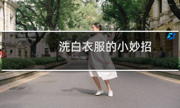 洗白衣服的小妙招 - 白醋+小苏打+盐+洗衣液
