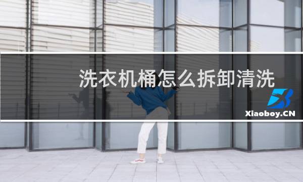 洗衣机桶怎么拆卸清洗 - 波轮洗衣机如何拆卸清洗