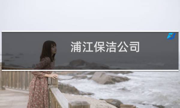 浦江保洁公司 - 浦江清洁公司