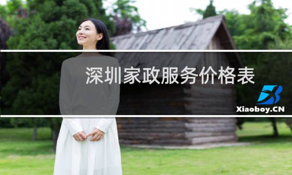深圳家政服务价格表 - 深圳不住家保姆多少钱一个月