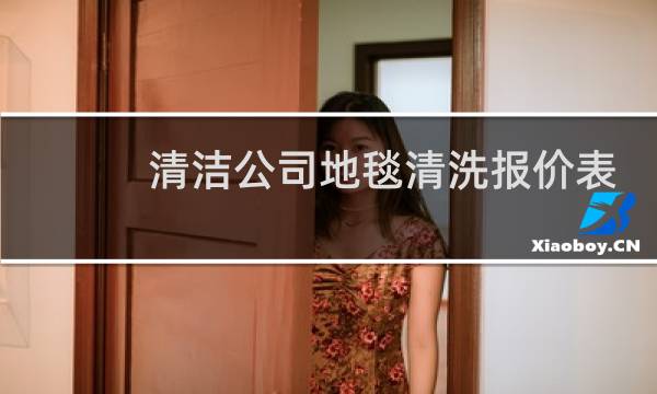 清洁公司地毯清洗报价表 - 5平米的地毯清洗大概多少钱