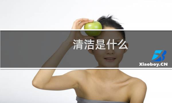 清洁是什么 - 清洗的概念是什么