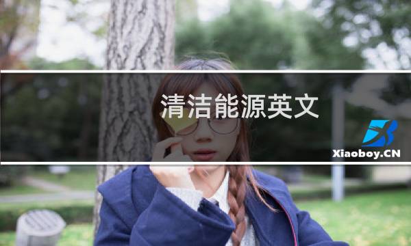 清洁能源英文 - 关于各种清洁能源的英语词汇
