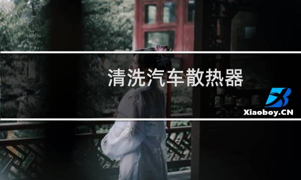 清洗汽车散热器 - 汽车散热器6年没清洗