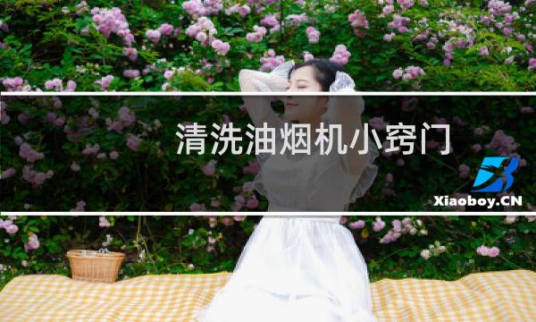 清洗油烟机小窍门 - 带面板的油烟机怎么清洗