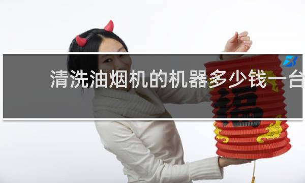 清洗油烟机的机器多少钱一台 - 洗油烟机的机子