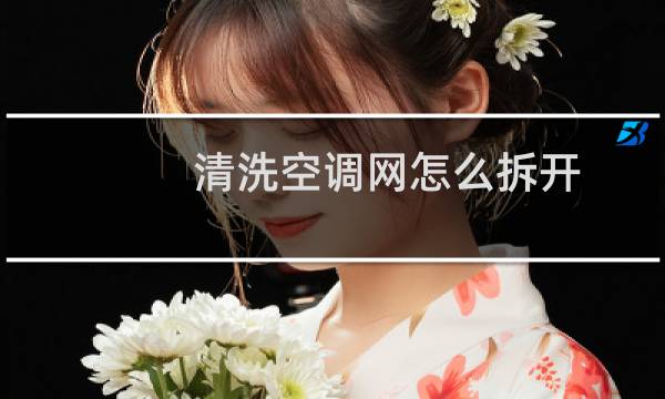 清洗空调网怎么拆开 - 怎么拆空调的网出来洗