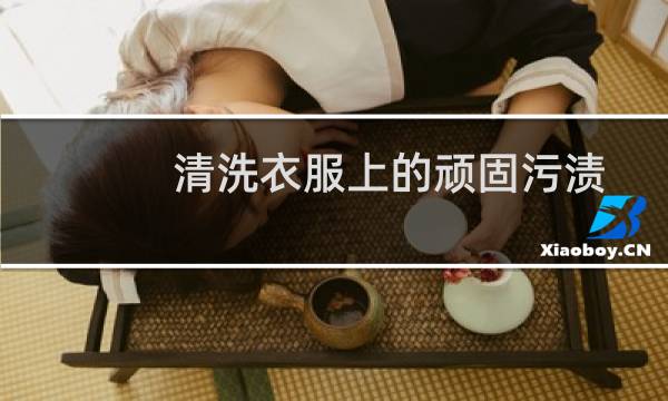 清洗衣服上的顽固污渍 - 最强陈旧污渍去除方法