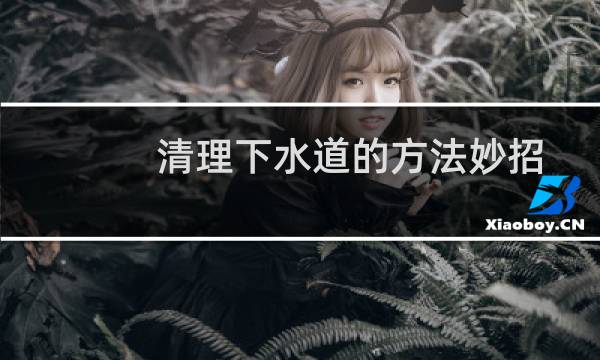 清理下水道的方法妙招 - 溶解下水道抹布