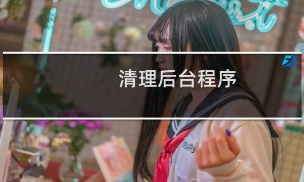 清理后台程序 - win7关闭不必要的服务