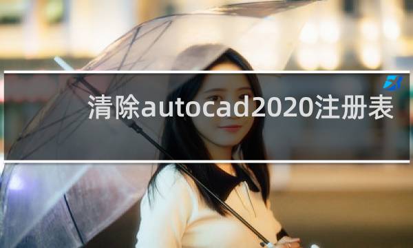 清除autocad2020注册表 - 删除cad2019注册表