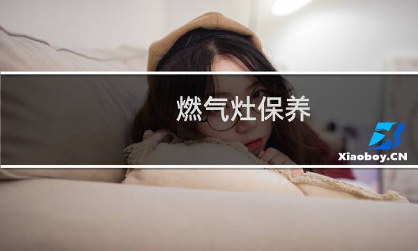 燃气灶保养 - 燃气灶保养与维护