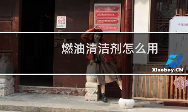 燃油清洁剂怎么用 - 油箱清洗剂怎么用